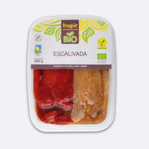 escalivada de pimiento y berenjena bio