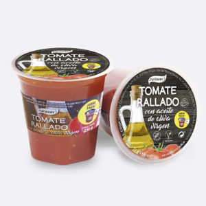 tomate rallado con aceite de oliva