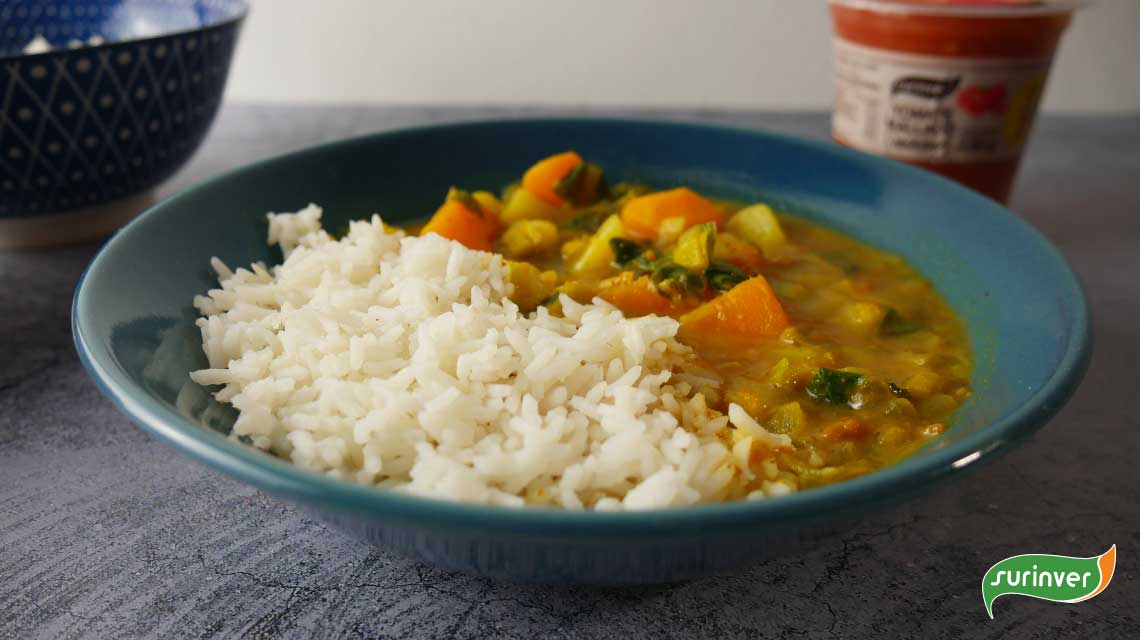 Receta: curry de verduras